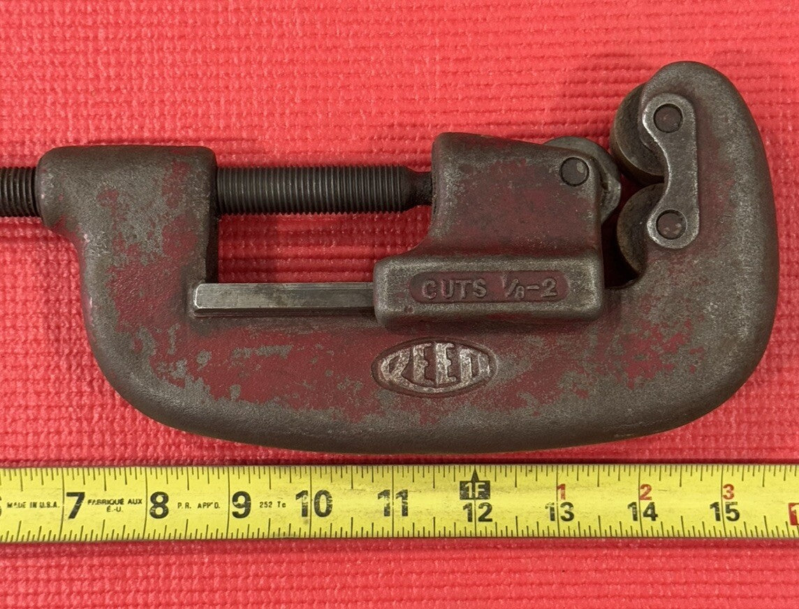 REED MFG CO CUT TOOL #2-1 HD Pipe Cutter, Cuts 1/8"-2" pipe Made In ERIE PA USA