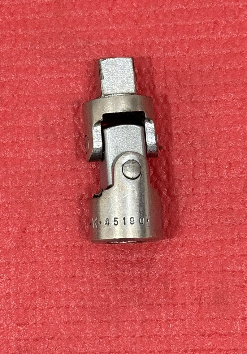Vintage S-K Tools 45190, 3/8” Drive Chrome Universal Joint Socket Extension USA