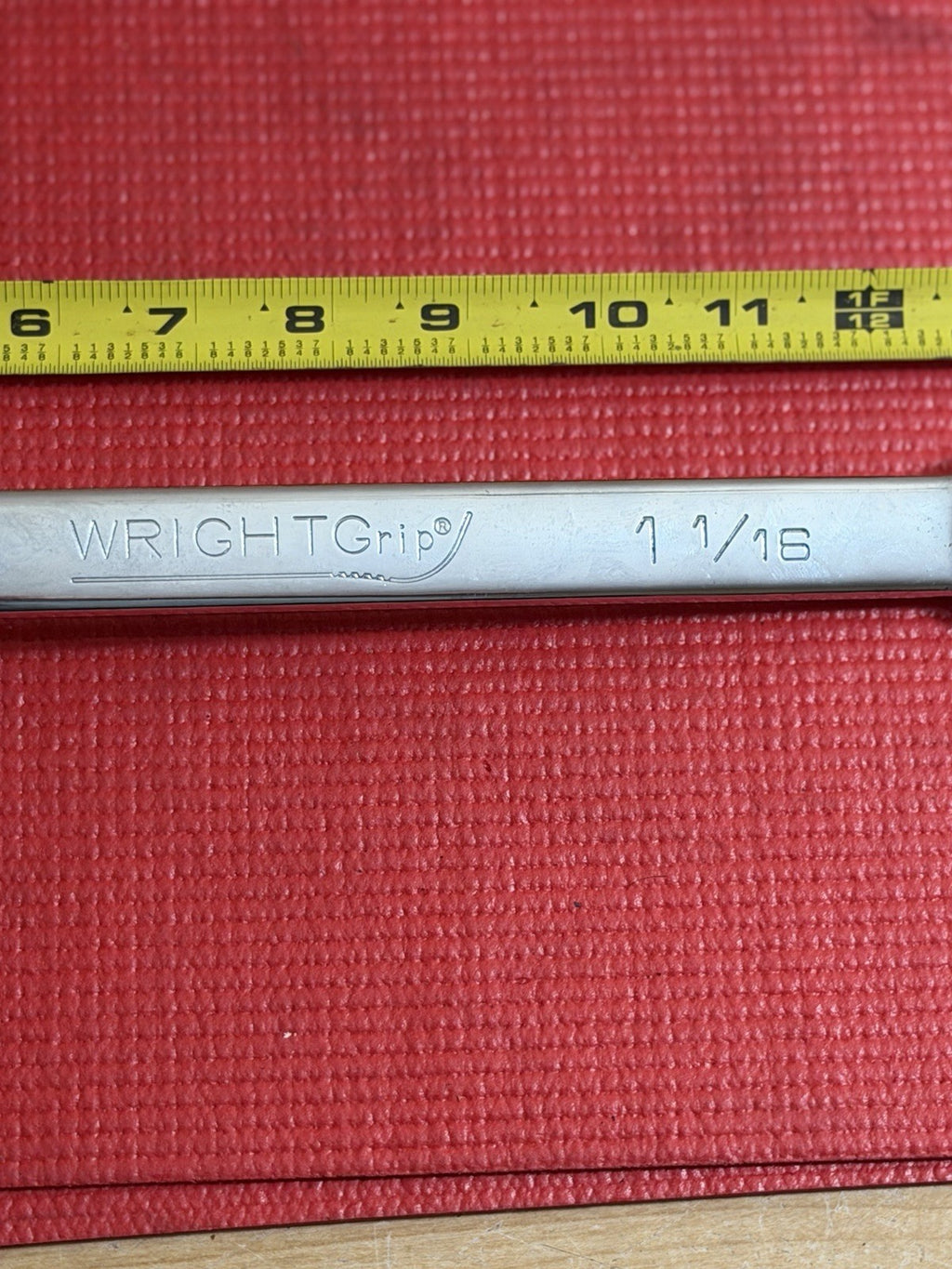 Wright Grip 1234 , 1-1/16" Combination Wrench Made In USA Excellent