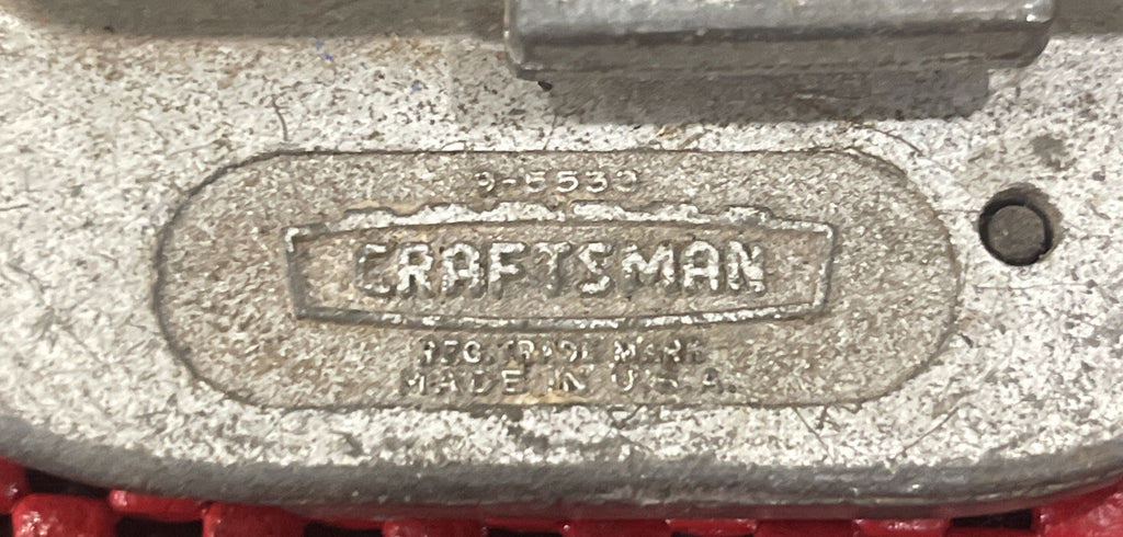 Vintage Craftsman Pipe Tube Tubing Cutter 1/8" - 1" Diameter 9-5533 Made USA N1