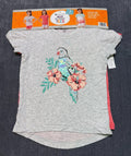 NWT Member's Mark My Favorite Active Tees Girls 4/5 Multicolor Hipster - 3-Pack