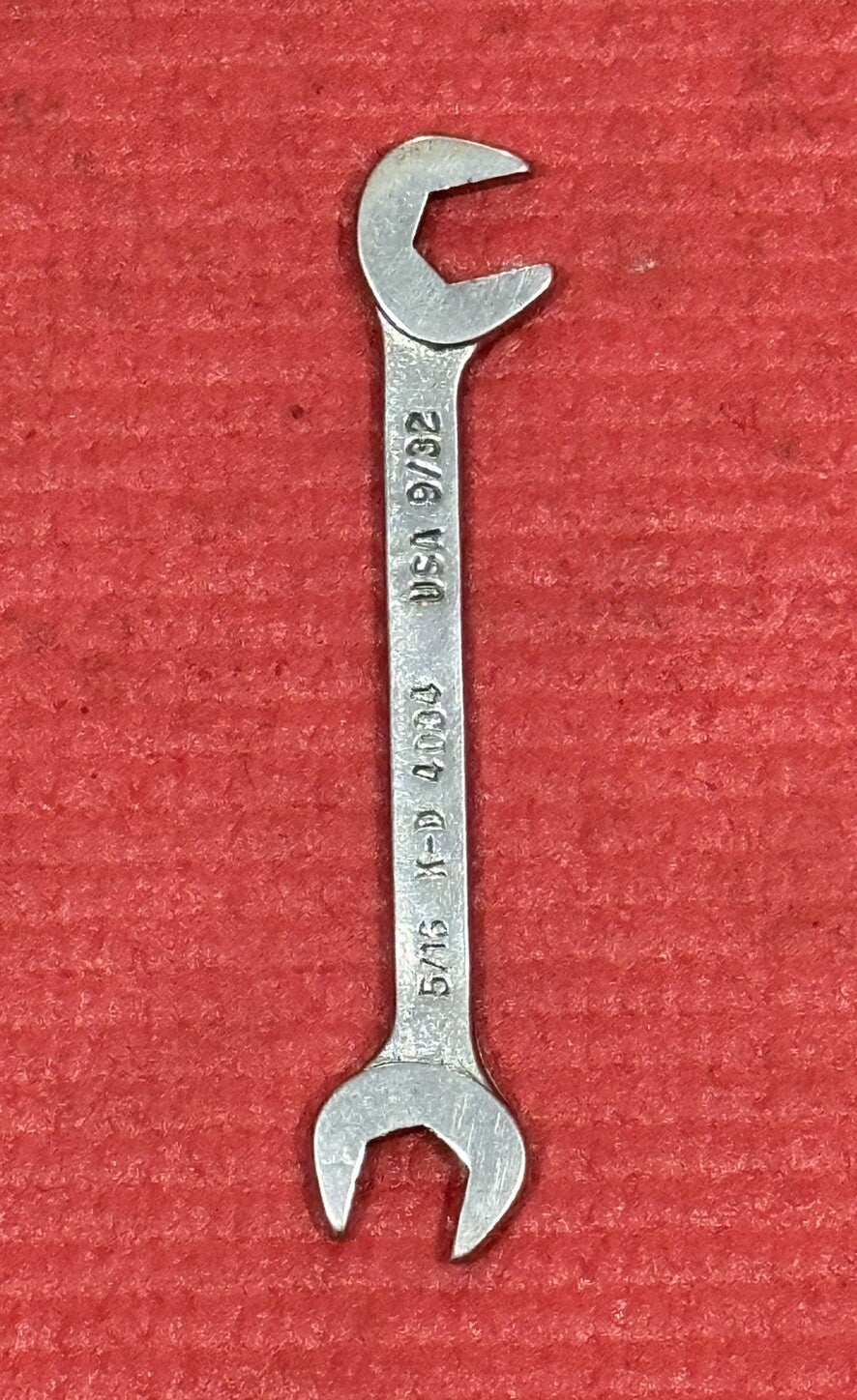 Vintage K-D Tools 4084, 5/16” X 9/32” Miniature Ignition Tool Wrench Made in USA
