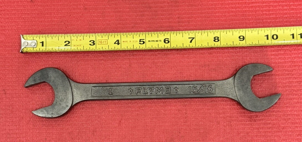 Vintage PLOMB Plumb TOOLS Pebble 3045 15/16" x 1" Open-End Wrench PLVMB USA