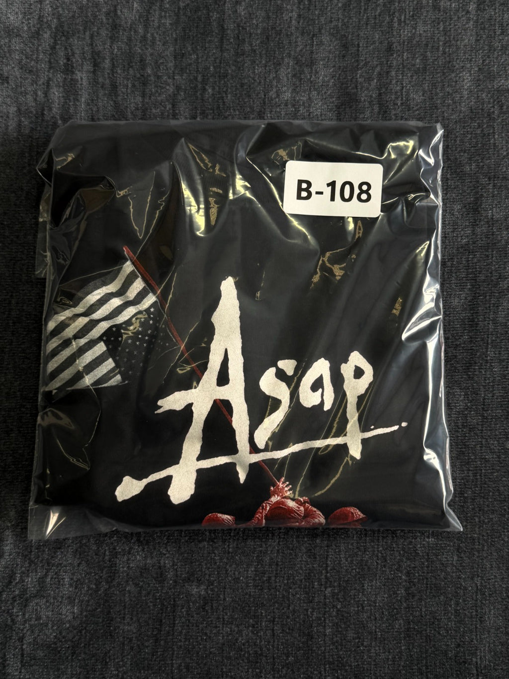 NWOT Asap Rocky 2012 Tour T-Shirt Men's Small Black Short Sleeve Pullover Summer