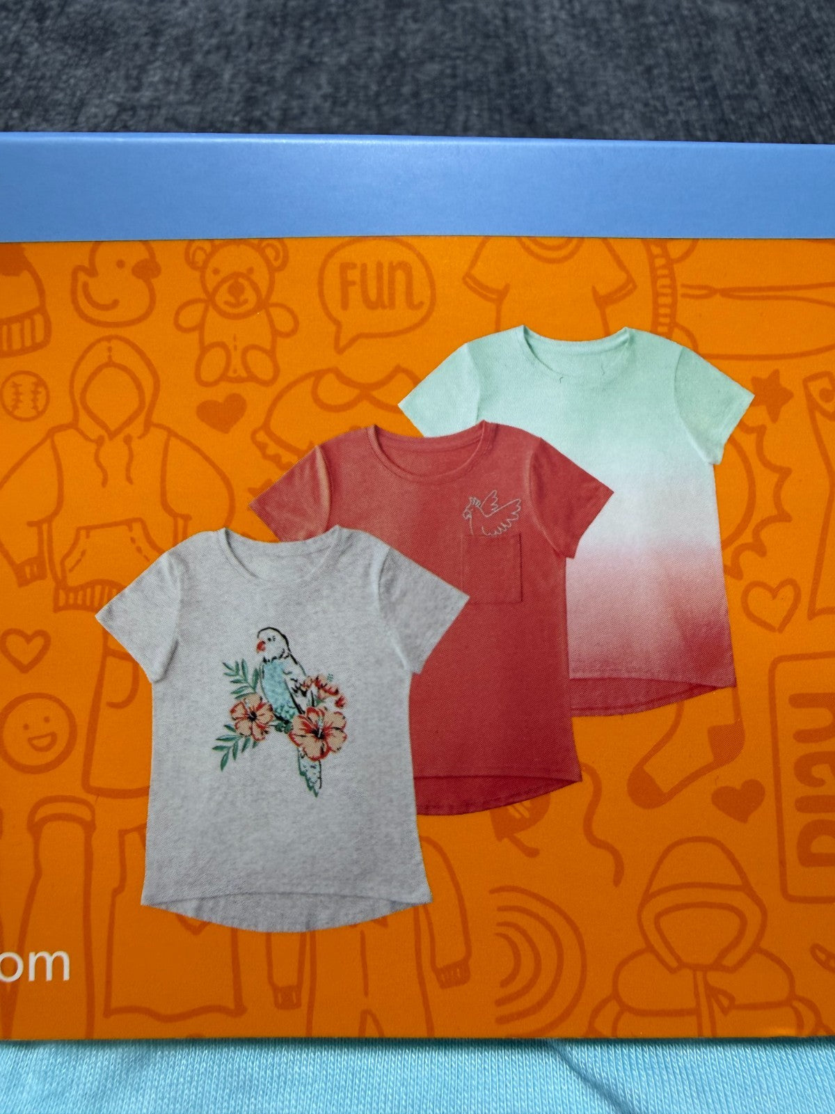 NWT Member's Mark My Favorite Active Tees Girls 6/6X Multicolor Preppy - 3-Pack