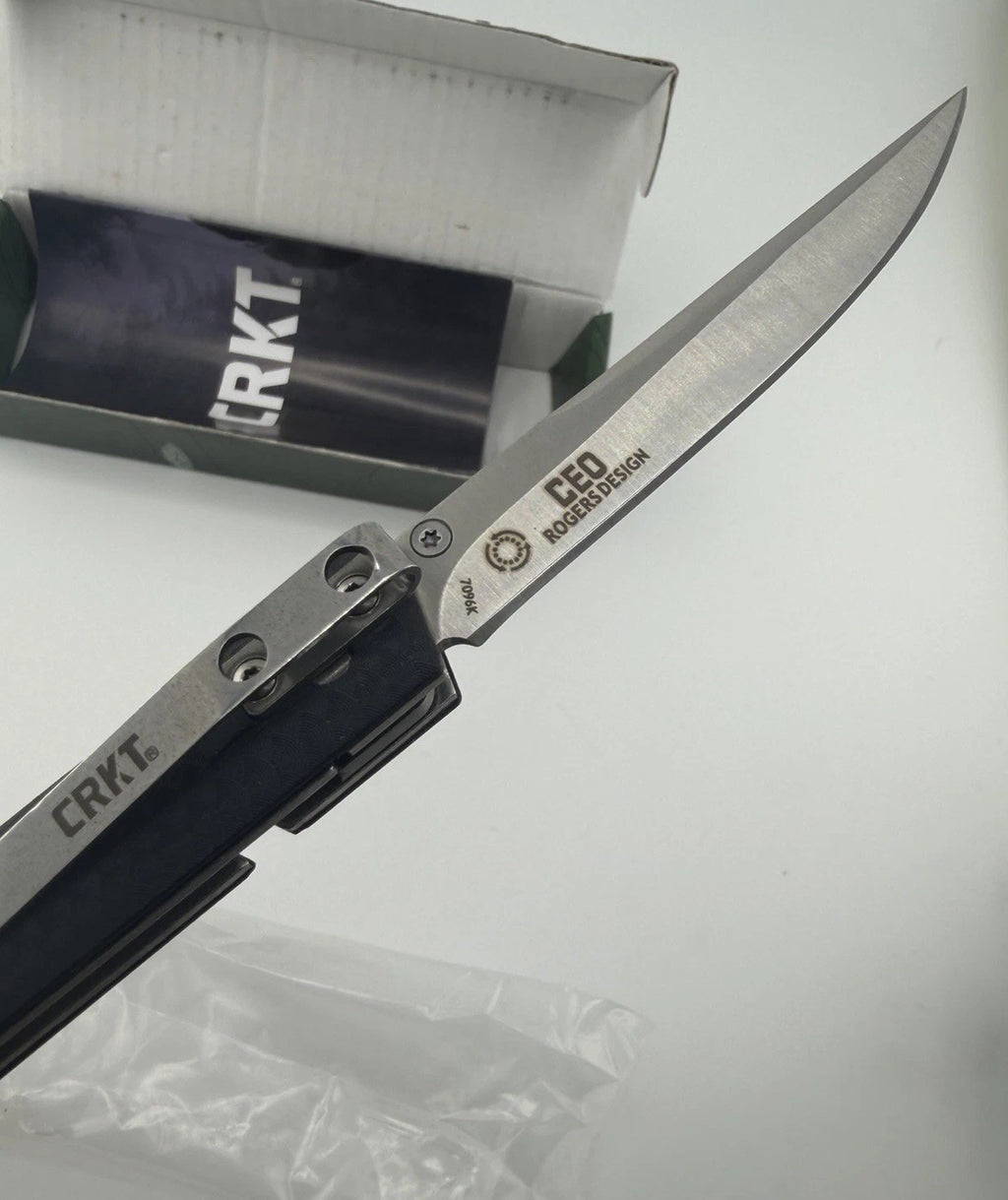 CRKT 7096K CEO Richard Rogers Design EDC Liner Lock Folder Vintage Collectible
