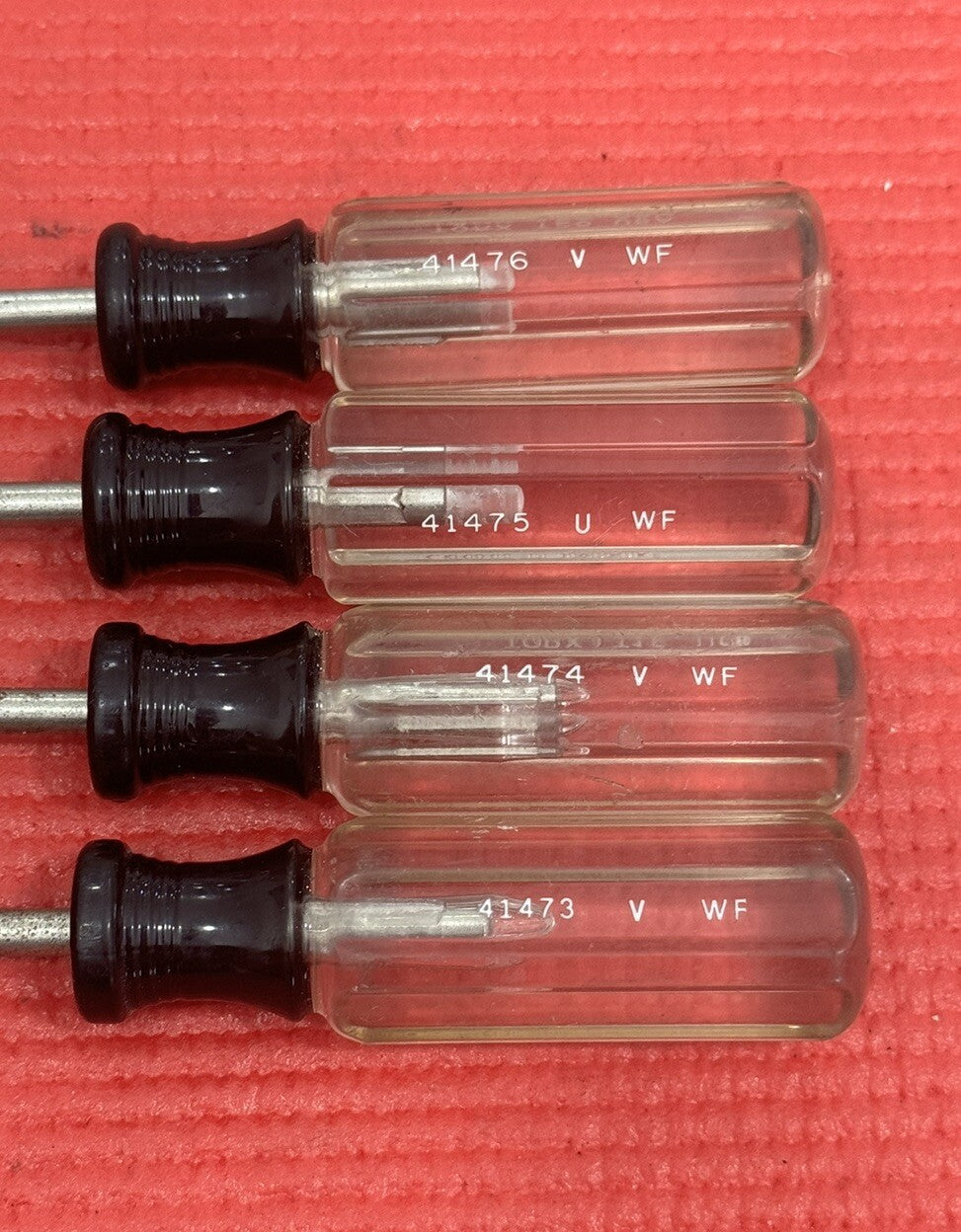 Vintage Craftsman 4 Pc Set WF Torx Screwdrivers T25, T20, T15, T10 MADE IN USA