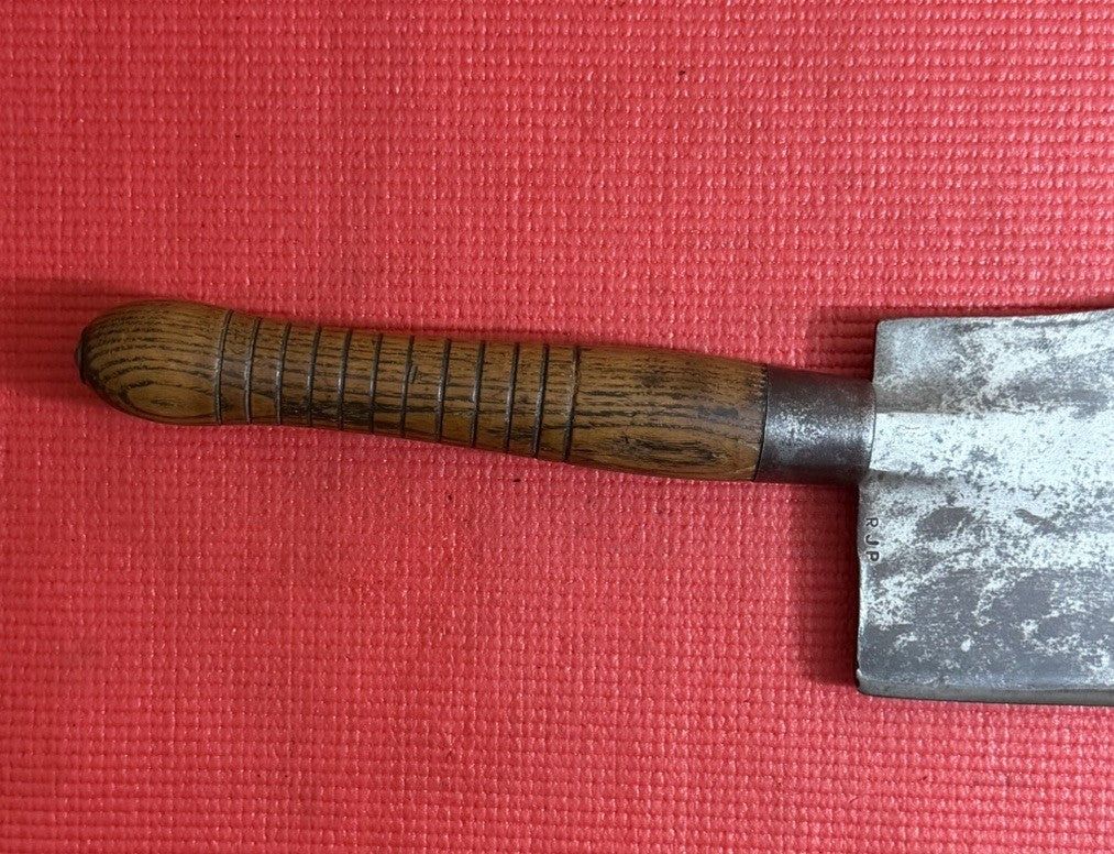 Antique Cast Steel WM. Beatty & Son Meat Cleaver 8" Blade Chester PA.