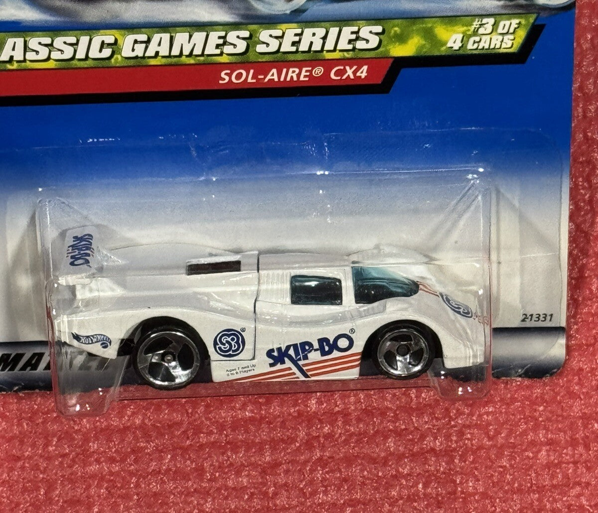 NEW Hot Wheels Sol-Aire CX4 1999 Classic Games Series Collector No. 983
