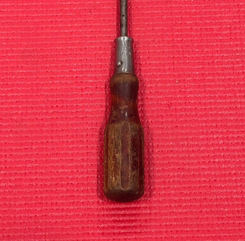 Vintage Bridgeport BPT HDWE 11" Long Flat/Slotted Screwdriver Made in USA
