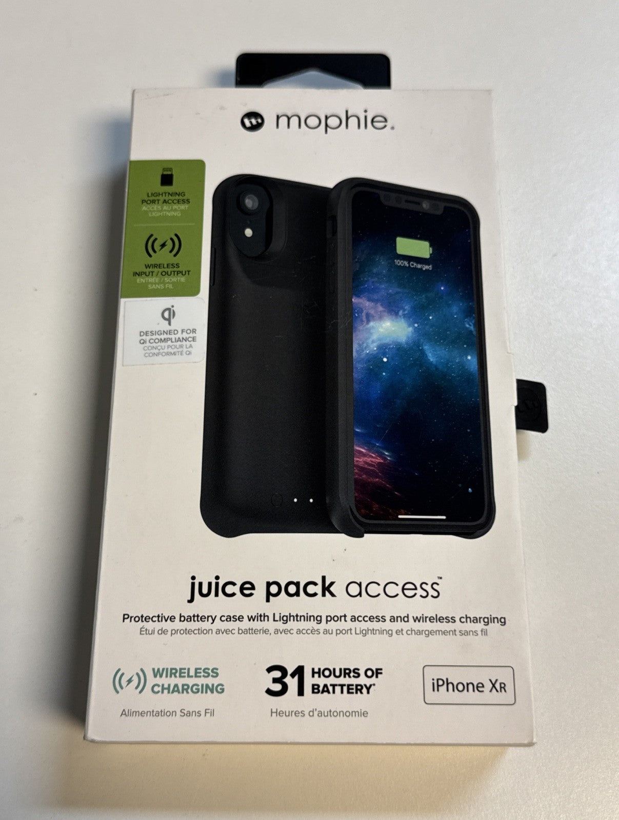 Mophie Juice Pack Access 2000mAh Battery Case For iPhone XR | Black NEW