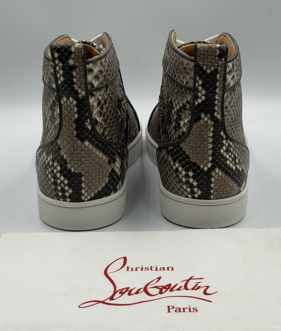 Christian Louboutin Louis Orlato Flat Python Ghost Roccia Sneaker Sz 44 EU 11 US