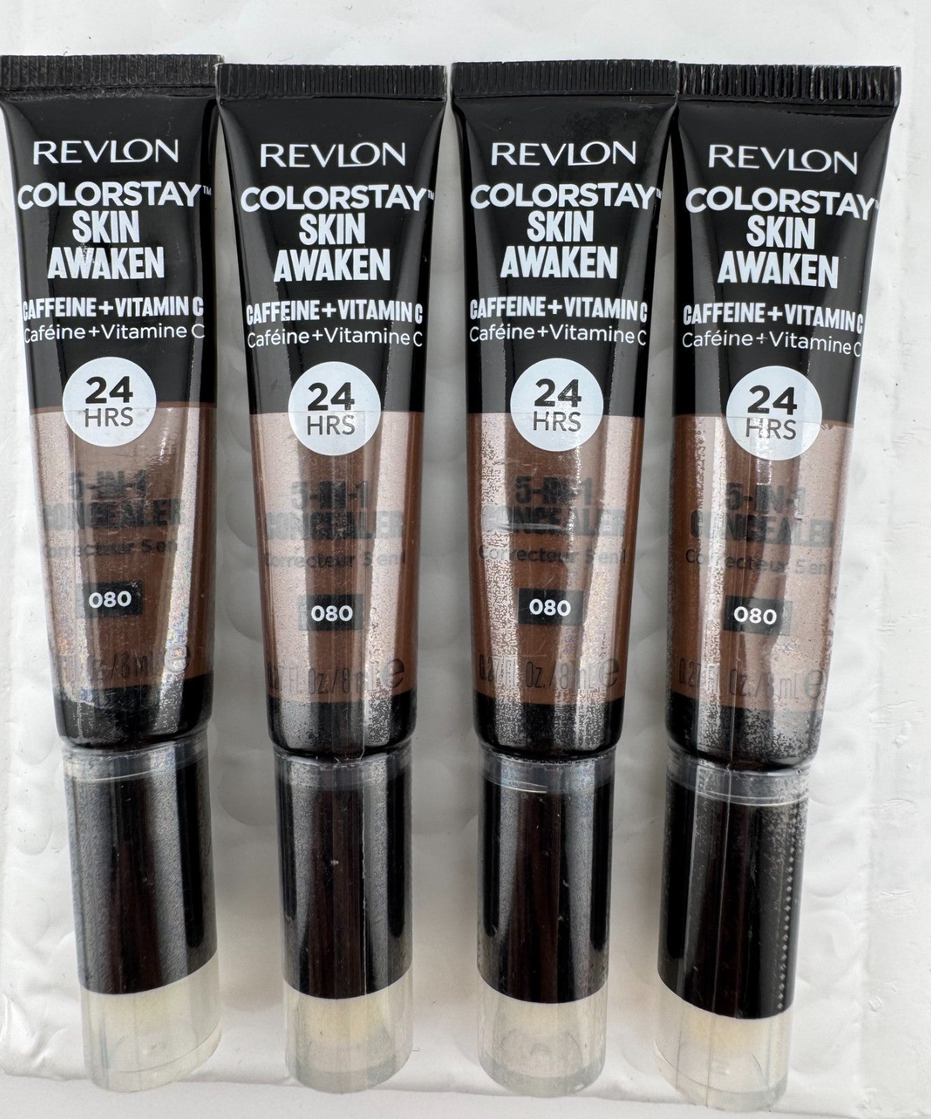 Revlon ColorStay Skin Awaken 5-in-1 Concealer Shade 080 24HR Wear - Lot of 4