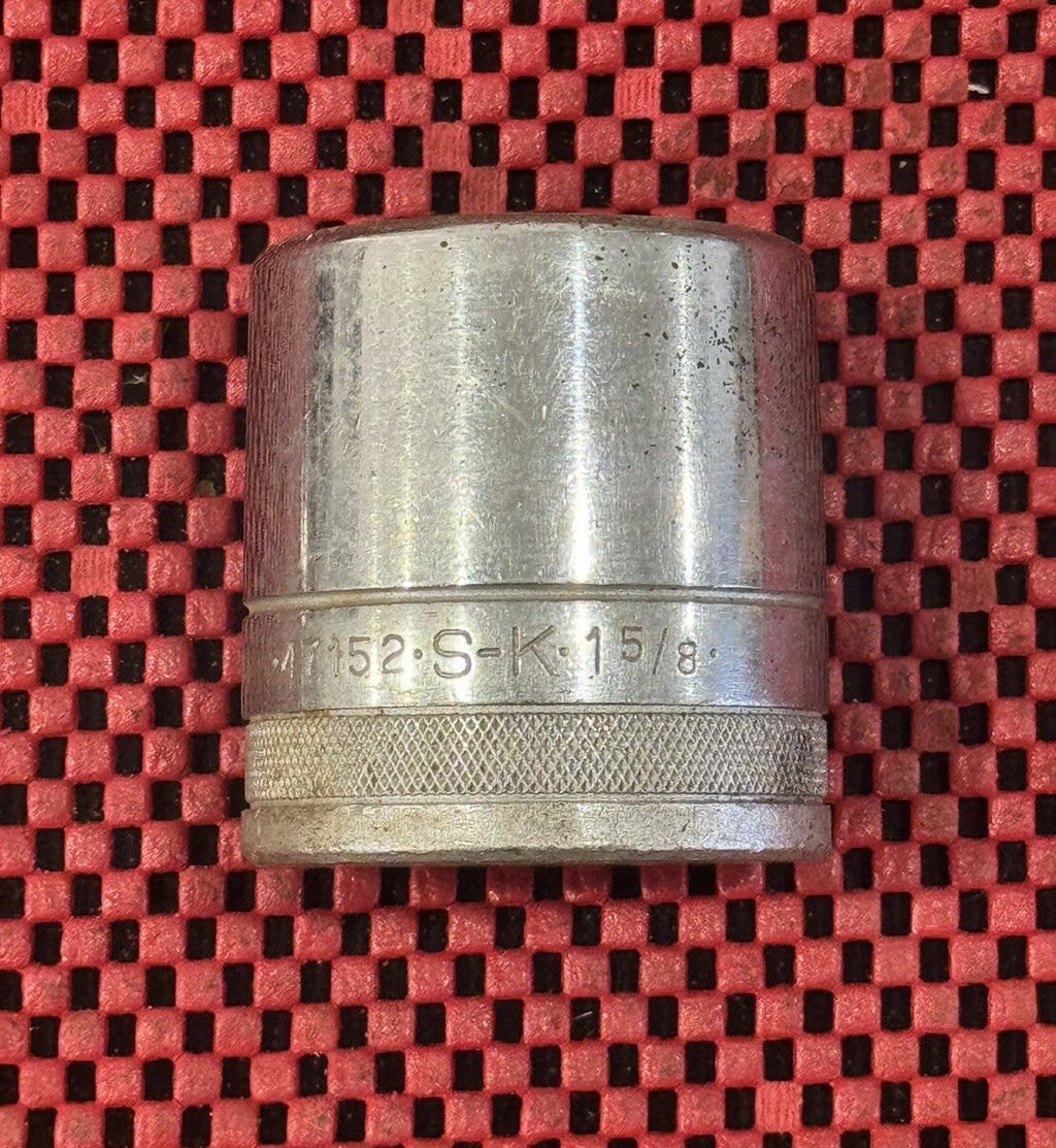 S-K  Tools  47152  1-5/8” USA 3/4" Drive  12 Point Knurled Socket USA SK M2