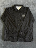 The Thread Shop Loud Records Coaches Jacket Mens 2X Black Long Sleeve 100% Nylon