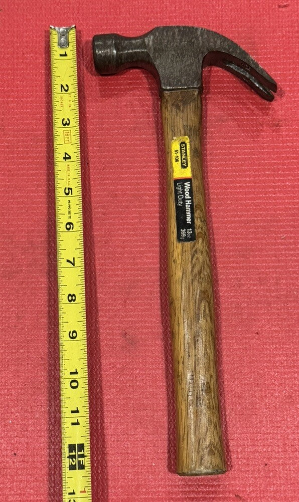 Stanley 51-106 Wood Hammer Light Duty 13oz / 369g - Claw Hammer