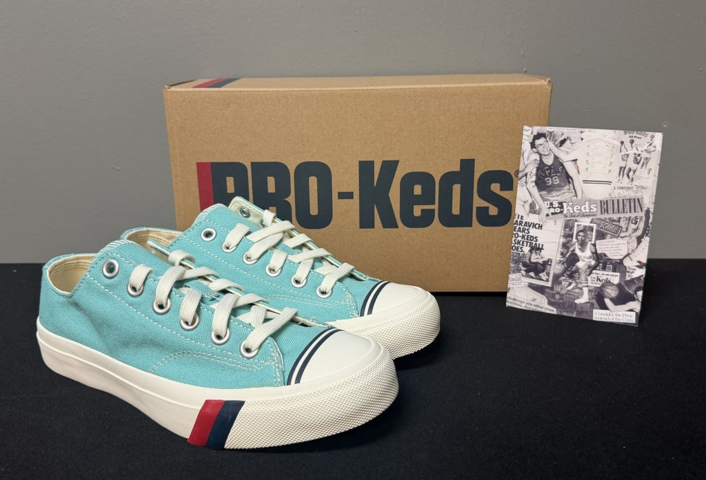 Keds Pro Royal Light Blue Canvas Retro Men’s Size 6.5 (M) Low Top Sneakers NWT