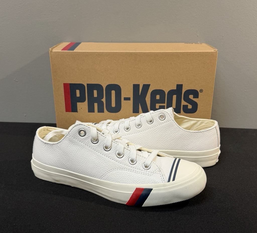 Pro-Keds Royal Lo Lace Up Men's Size 11.5 (M) White Leather Shoes Sneaker NWB