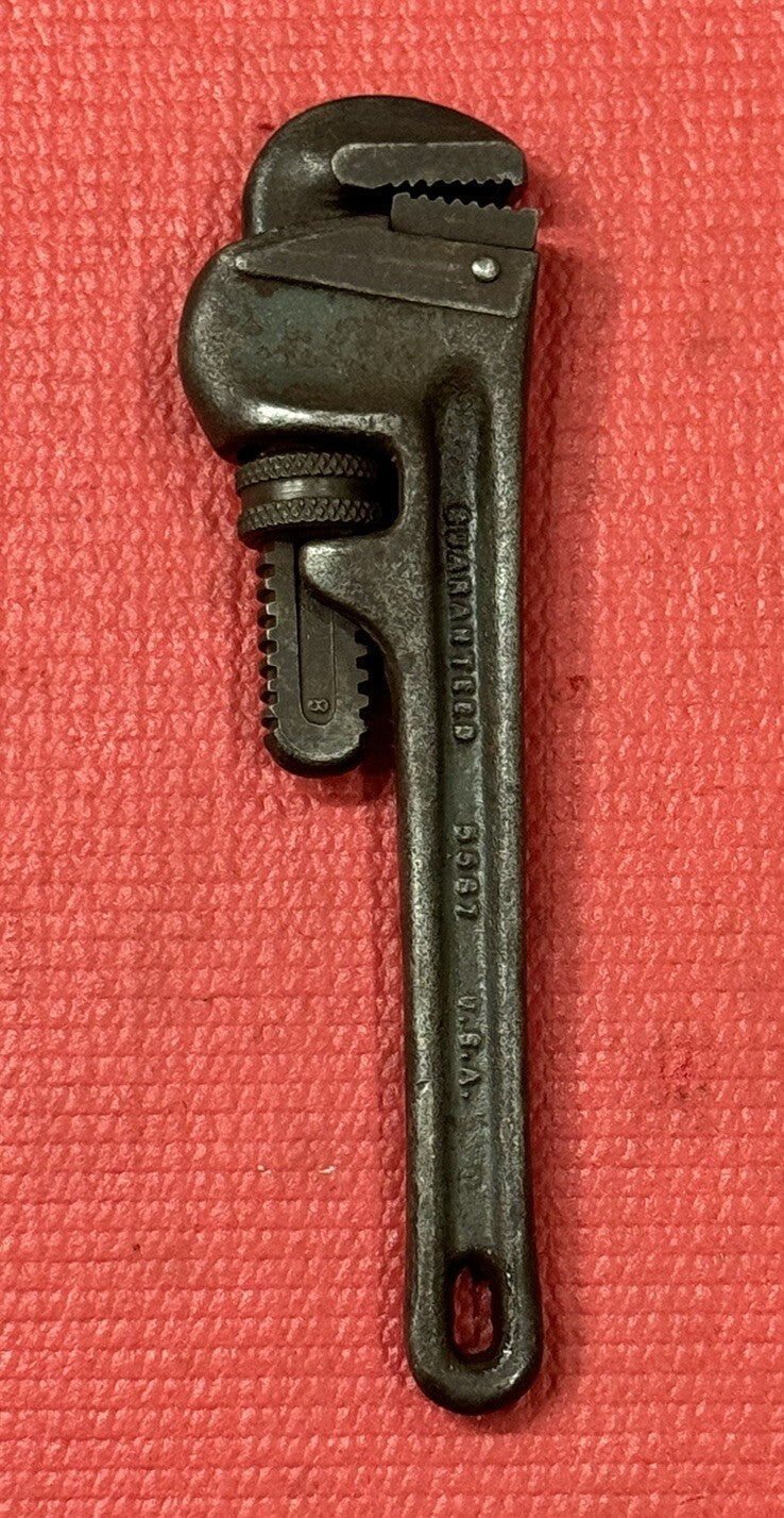 Vintage Craftsman 5567, 8" Heavy Duty Pipe Wrench Made in USA
