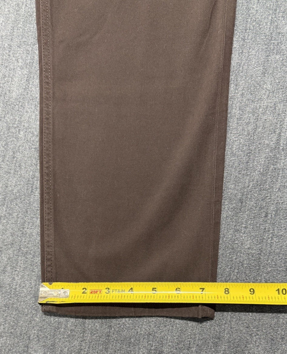 NWT Gap Slim Fit Stretch Twill Pants Men's 40x30 Brown Zip-Fly Classic 5-Pockets
