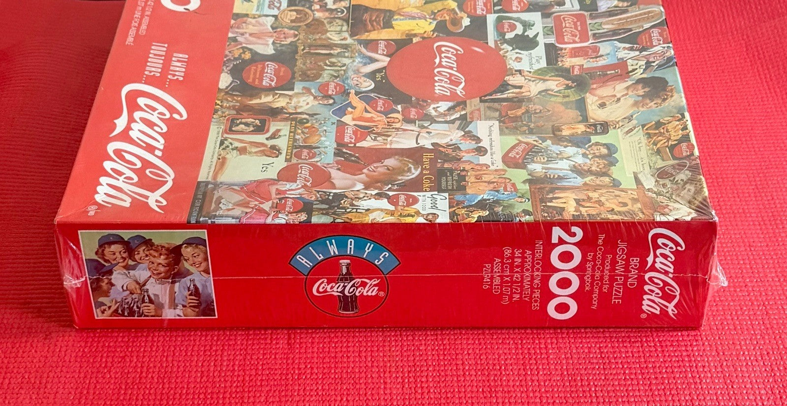 Coca Cola Jigsaw Puzzle 2000 Pieces 1998 Springbok New Sealed Always Coca Cola