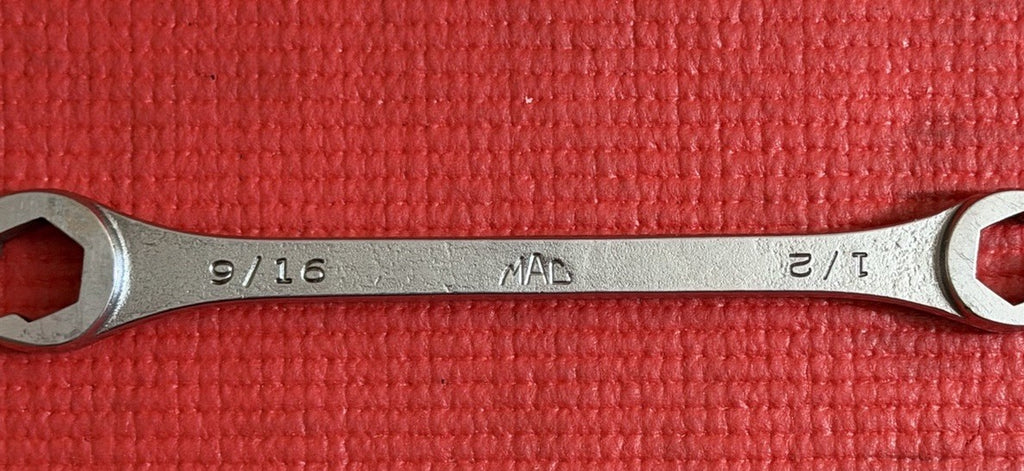 MAC Tools OHB 1618- 1/2" X 9/16" Double-Ended 6Pt Flare Nut/Line Wrench USA Made