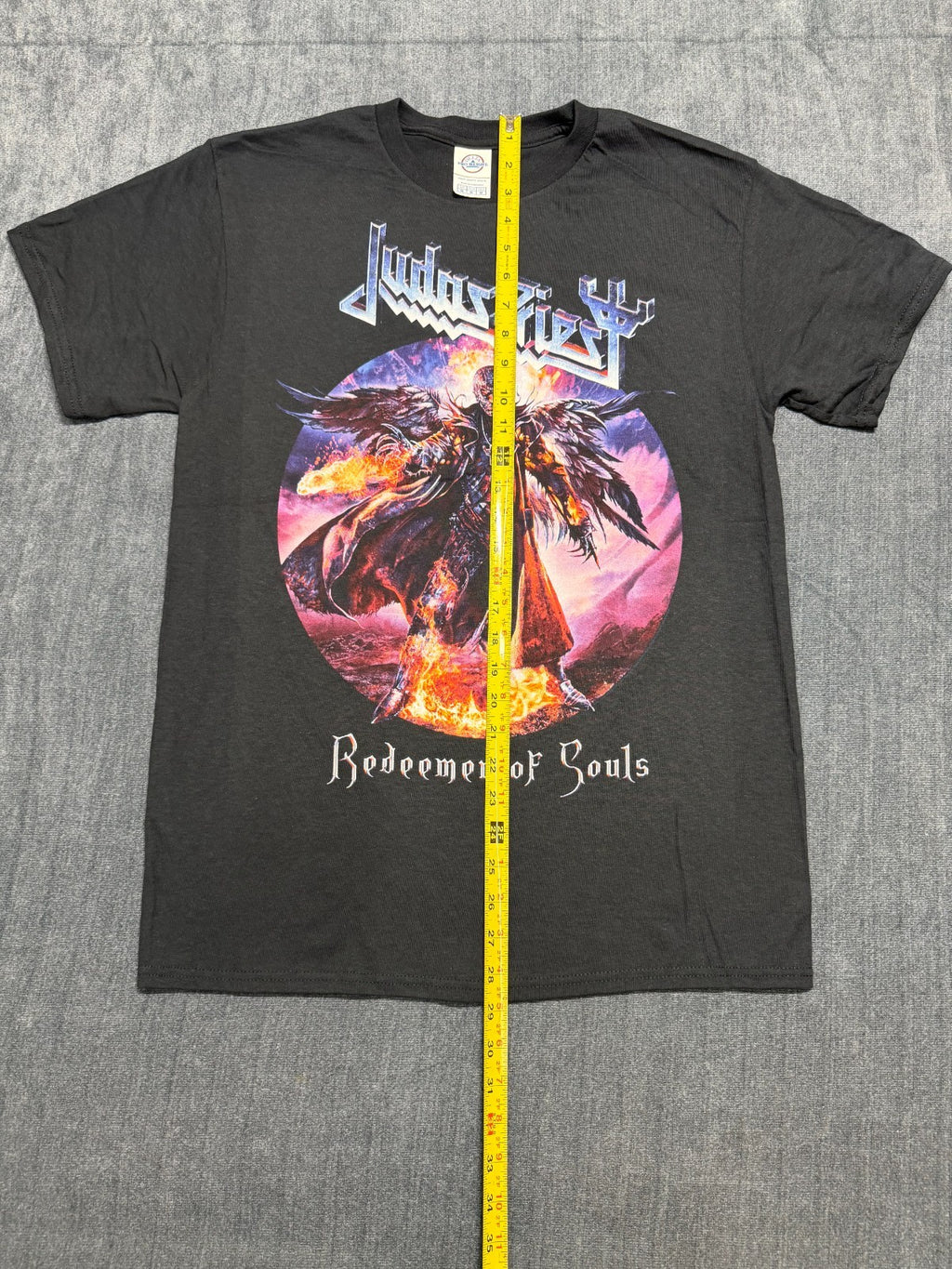 Judas Priest Redeemer of Souls T-Shirt Men's Medium Black Graphic Print Pullover
