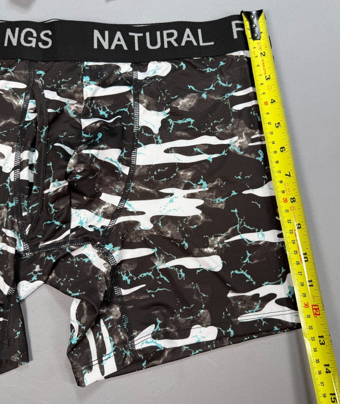 Pack of 5 Natural Feelings  Elastic Waistband Boxer Briefs Men's XL Multicolor