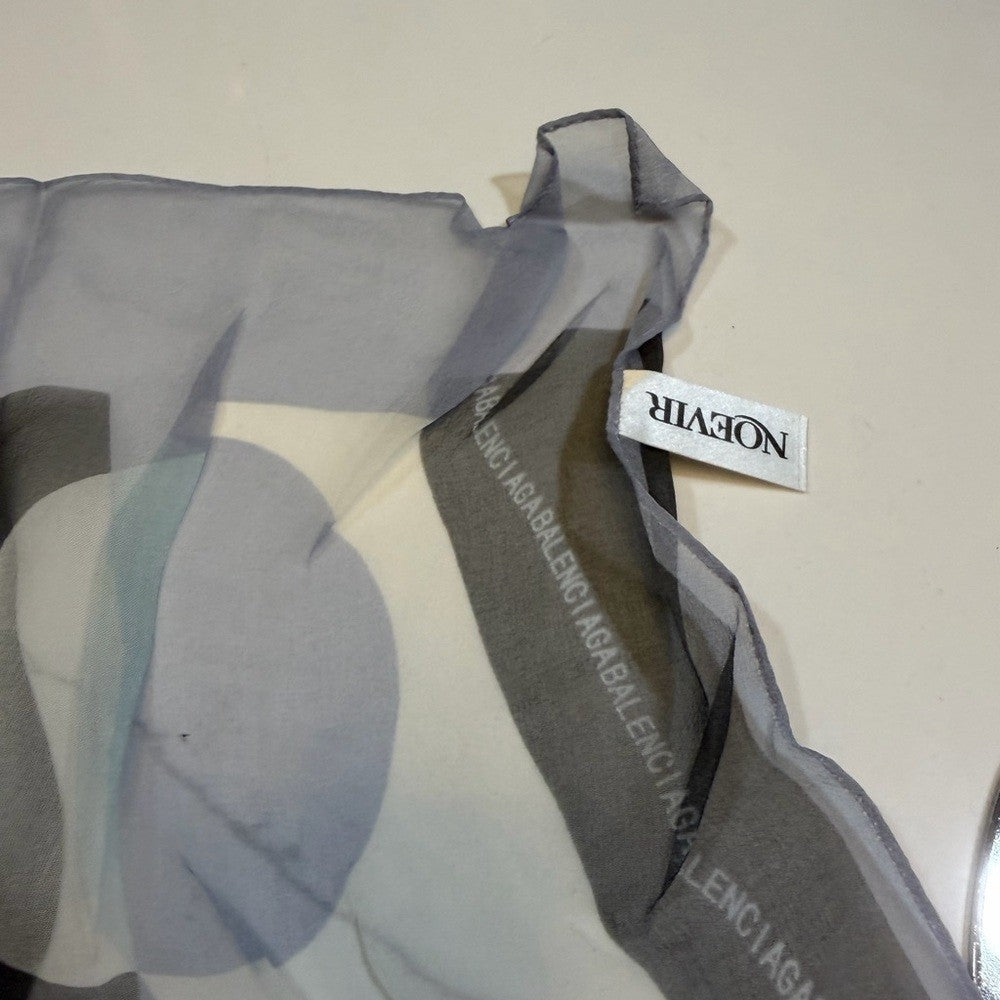 Balenciaga Paris Multicolor Scarf silk
