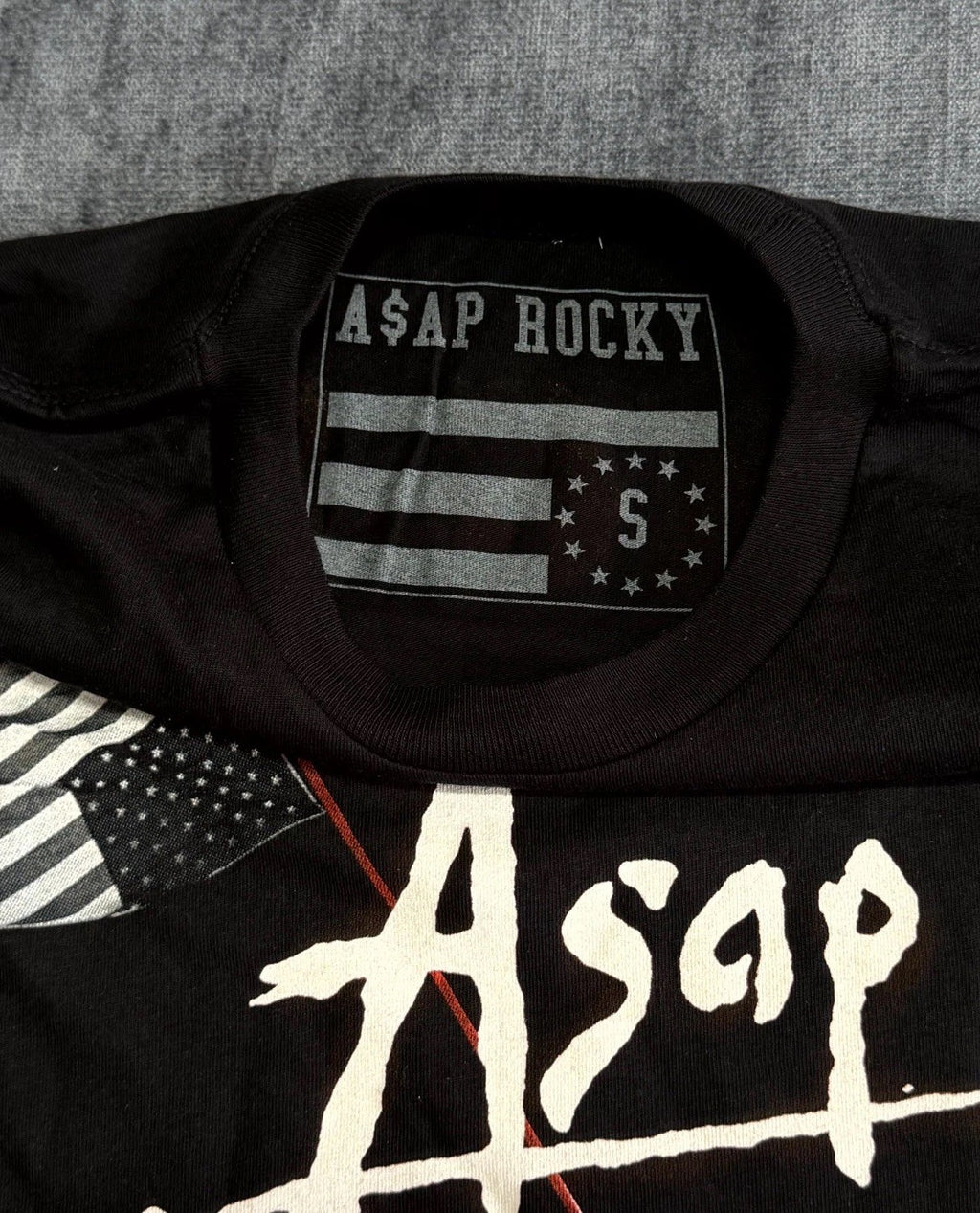 NWOT Asap Rocky 2012 Tour T-Shirt Men's Small Black Short Sleeve Pullover Summer