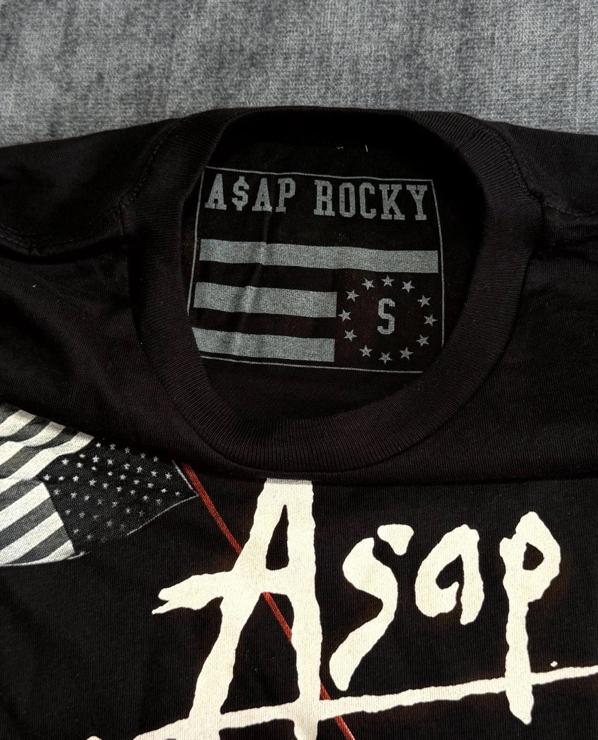 NWOT Asap Rocky 2012 Tour T-Shirt Men's Small Black Short Sleeve Pullover Summer