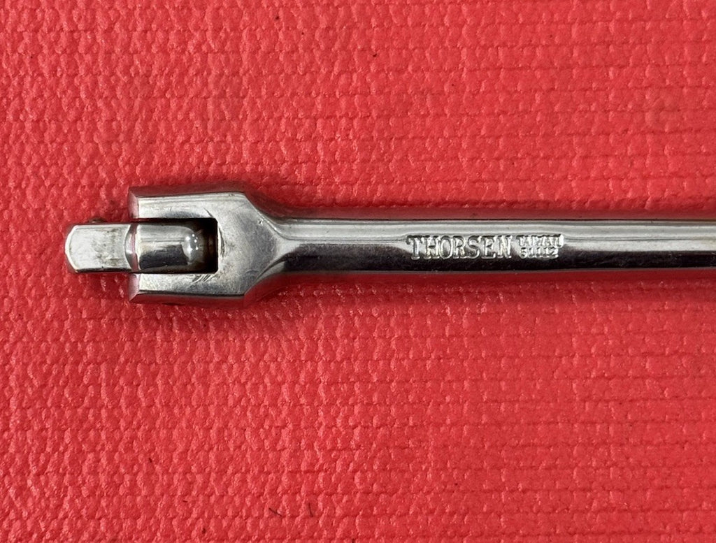 VINTAGE THORSEN #51112  3/8" DRIVE KNURLED BREAKER BAR FLEX HEAD MADE IN TAIWAN