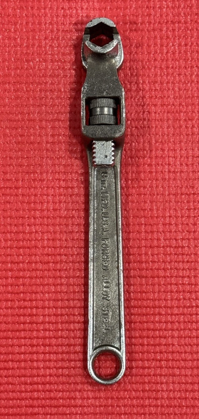 Vintage Adjust-A-Box Adjustable Hex Wrench 8” Forged Alloy Steel Made in USA