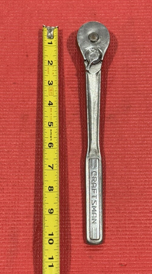 Vintage CRAFTSMAN 1/2" Drive  Ratchet -V-Series 44975 W/Oil Port USA 1967 PAT