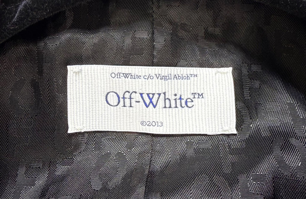 NWT Off-White Crystal Windows Print Blazer Men 50 Blue Black Long Sleeve Office
