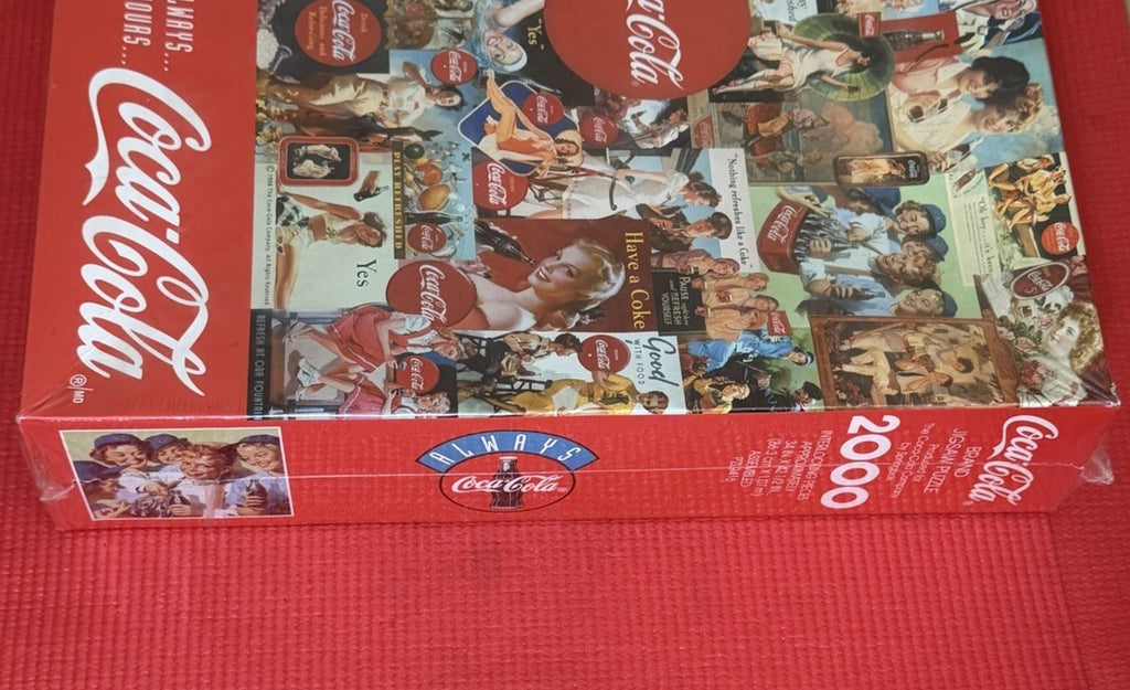 Coca Cola Jigsaw Puzzle 2000 Pieces 1998 Springbok New Sealed Always Coca Cola