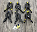 2 Irwin & 4 More Plastic Spring Clamp Clamps Woodworking 6 Pc Lot