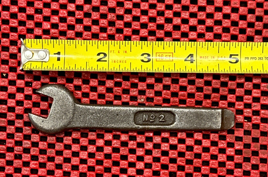 Vintage Armstrong  No. 2 Open End Square Nut Wrench Made In USA Rare N5