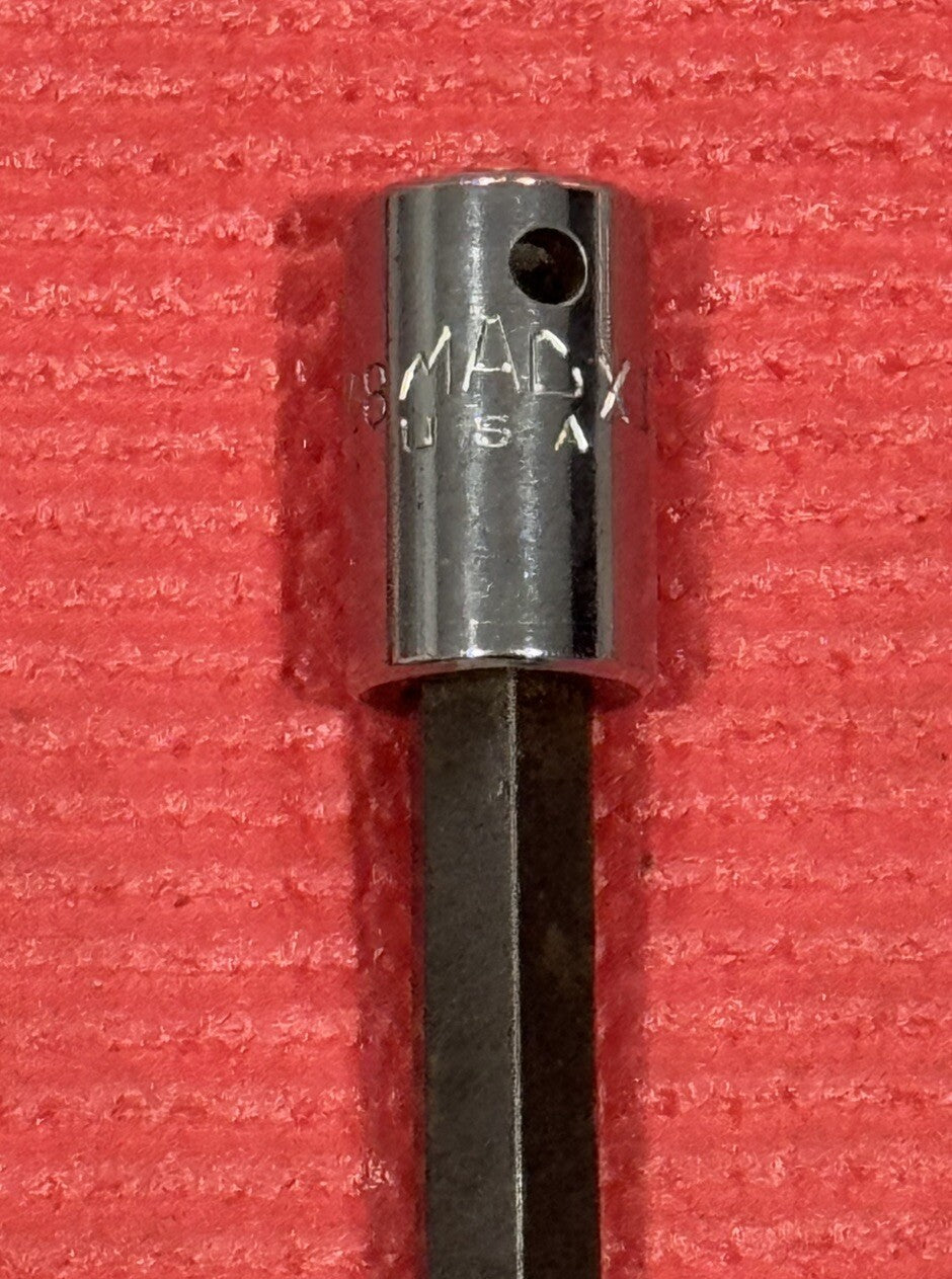 MAC Tools X126DL 3/8" Hex 3/8" Drive Long Hex Driver Socket Made In USA