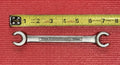 Craftsman Tools V 44178 15mm x 17mm Metric Double Flare Nut Wrench 6 Point USA