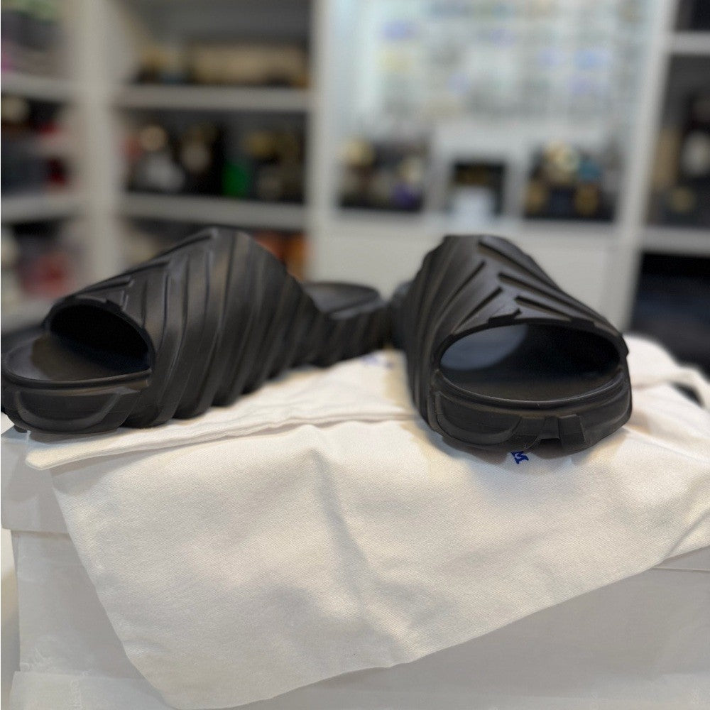 Off-White Black Men's Slide Sandals