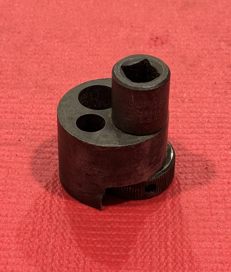 VINTAGE BONNEY TOOLS 2591A, 1/2" DRIVE STUD REMOVER BOLT EXTRACTOR MADE IN USA