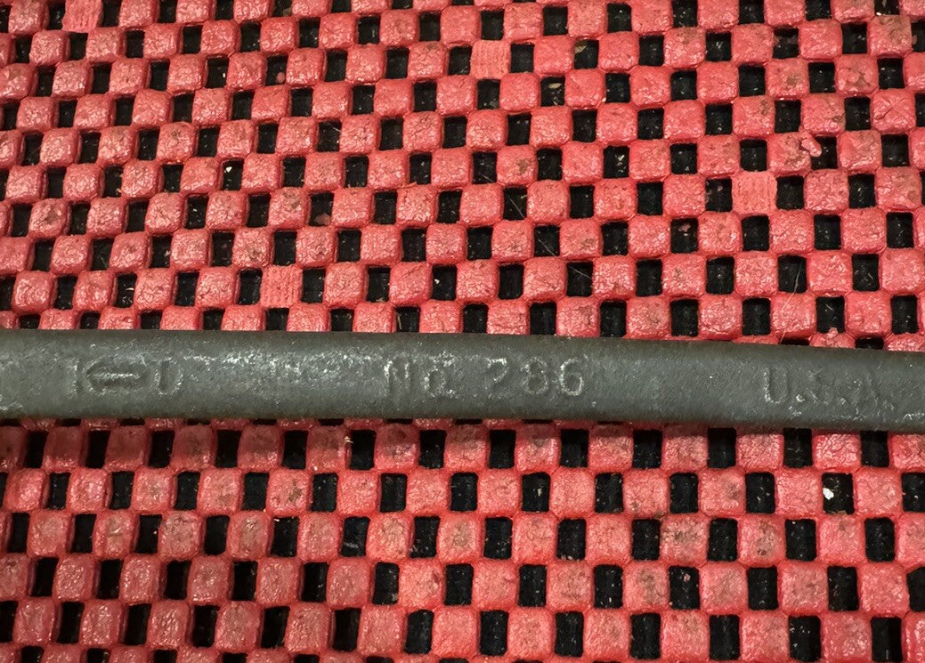 VINTAGE K-D TOOLS NO. 286  3/8" x 7/16" DEEP OFFSET BRAKE BLEEDER BOX WRENCH-USA