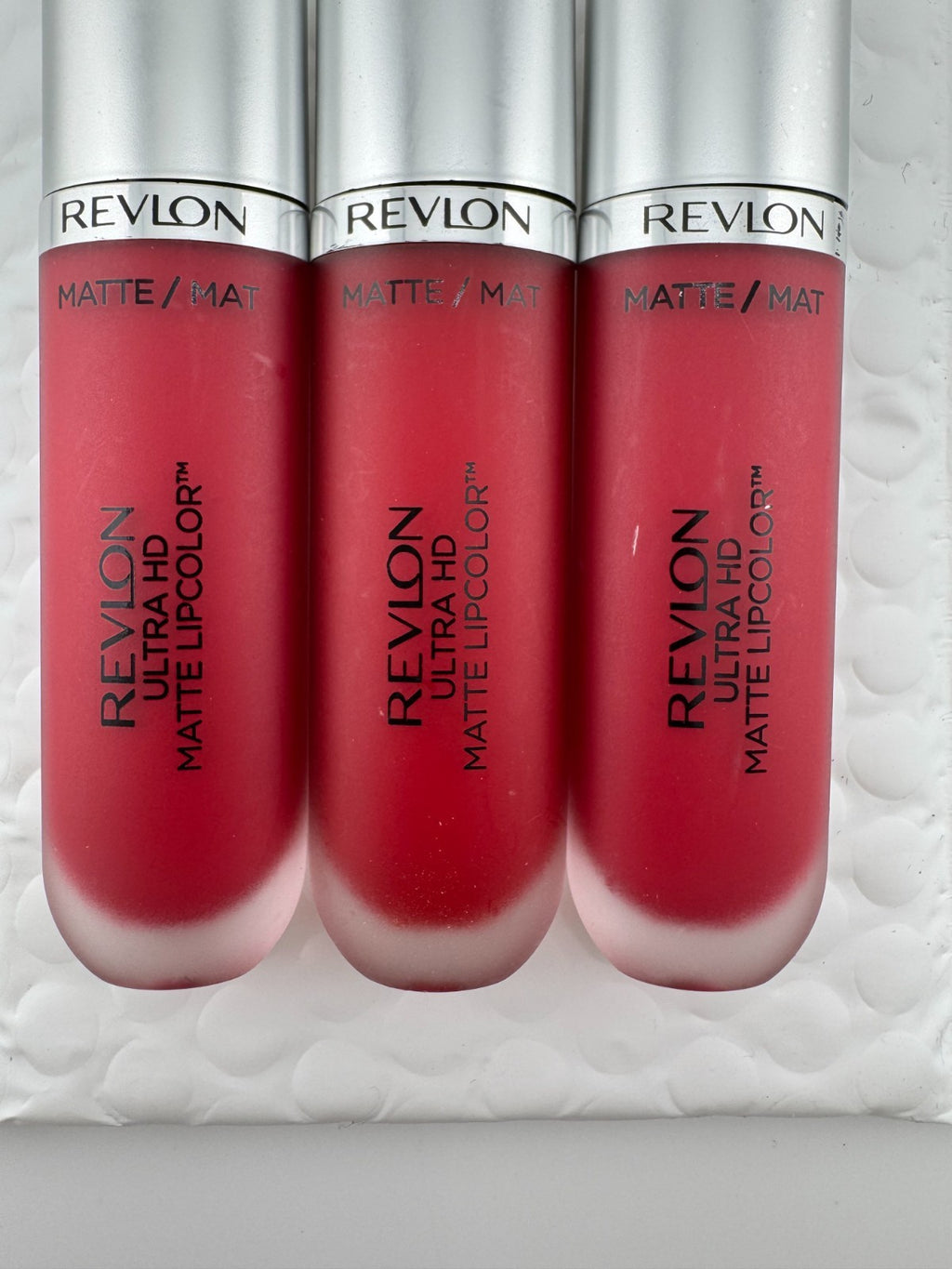 NEW Revlon Ultra HD Matte Lipcolor Womens Lightweight Liquid Lipstick - Set of 3