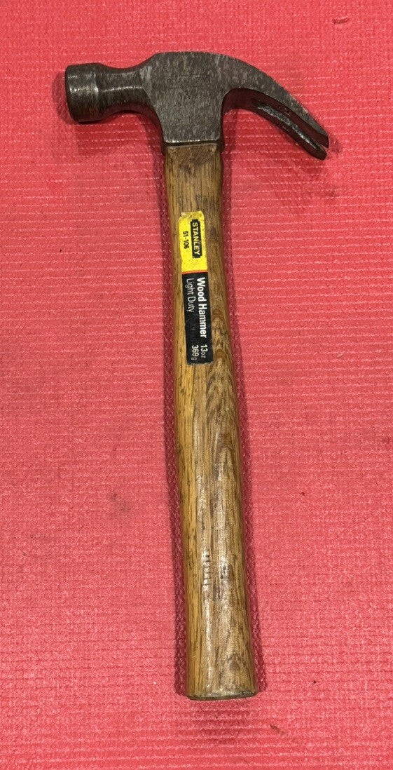 Stanley 51-106 Wood Hammer Light Duty 13oz / 369g - Claw Hammer