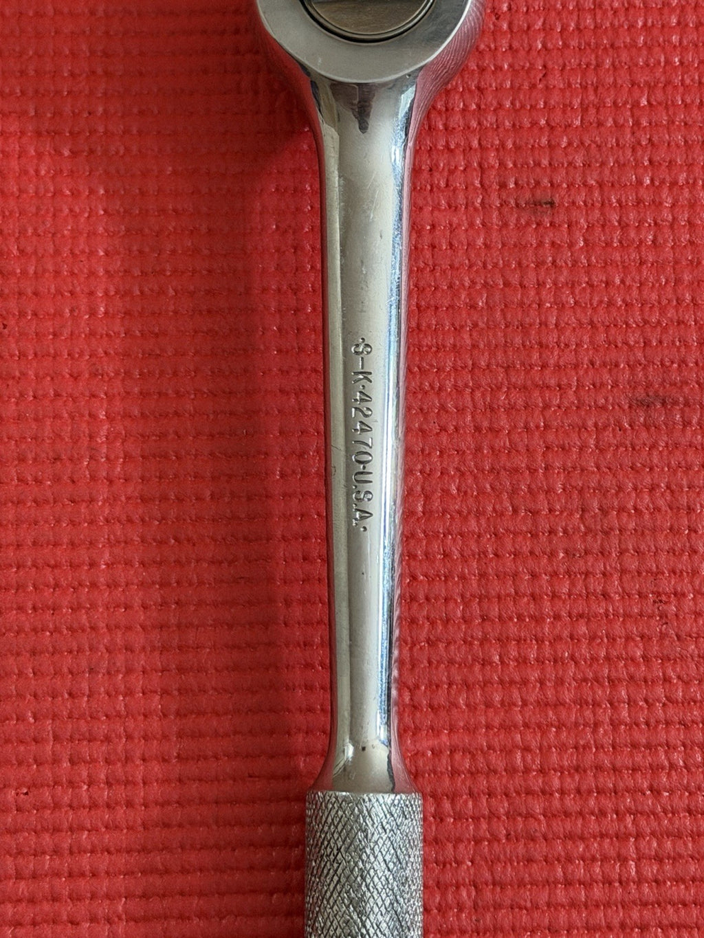 Vintage S-K Tools 42470 1/2" Drive Chrome Ratchet  Made in USA