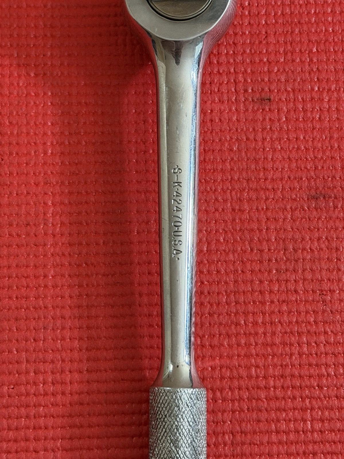 Vintage S-K Tools 42470 1/2" Drive Chrome Ratchet  Made in USA