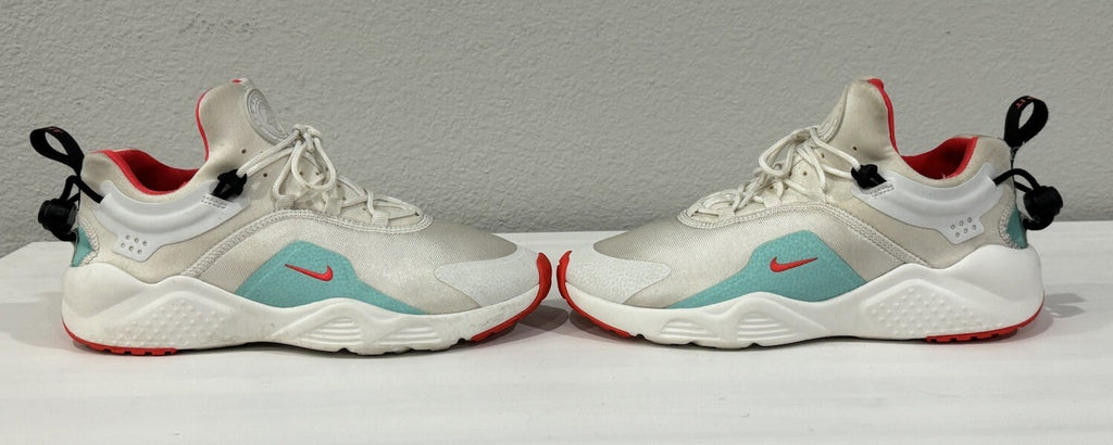 Nike Air Huarache Womens Size 8 White Lace Up Running Gym Sneakers