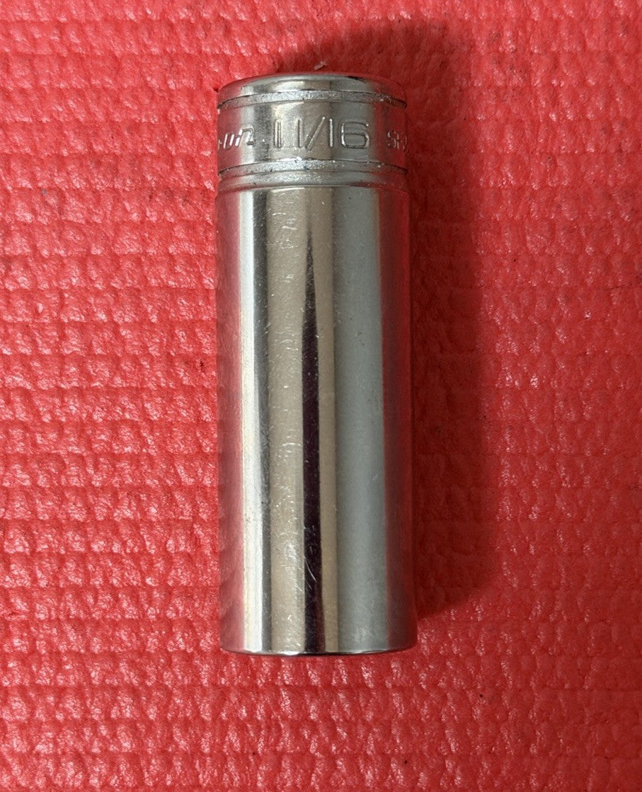 Snap-On Tools NEW SF221 3/8" Drive 11/16" SAE 12-Point Deepwell Socket USA