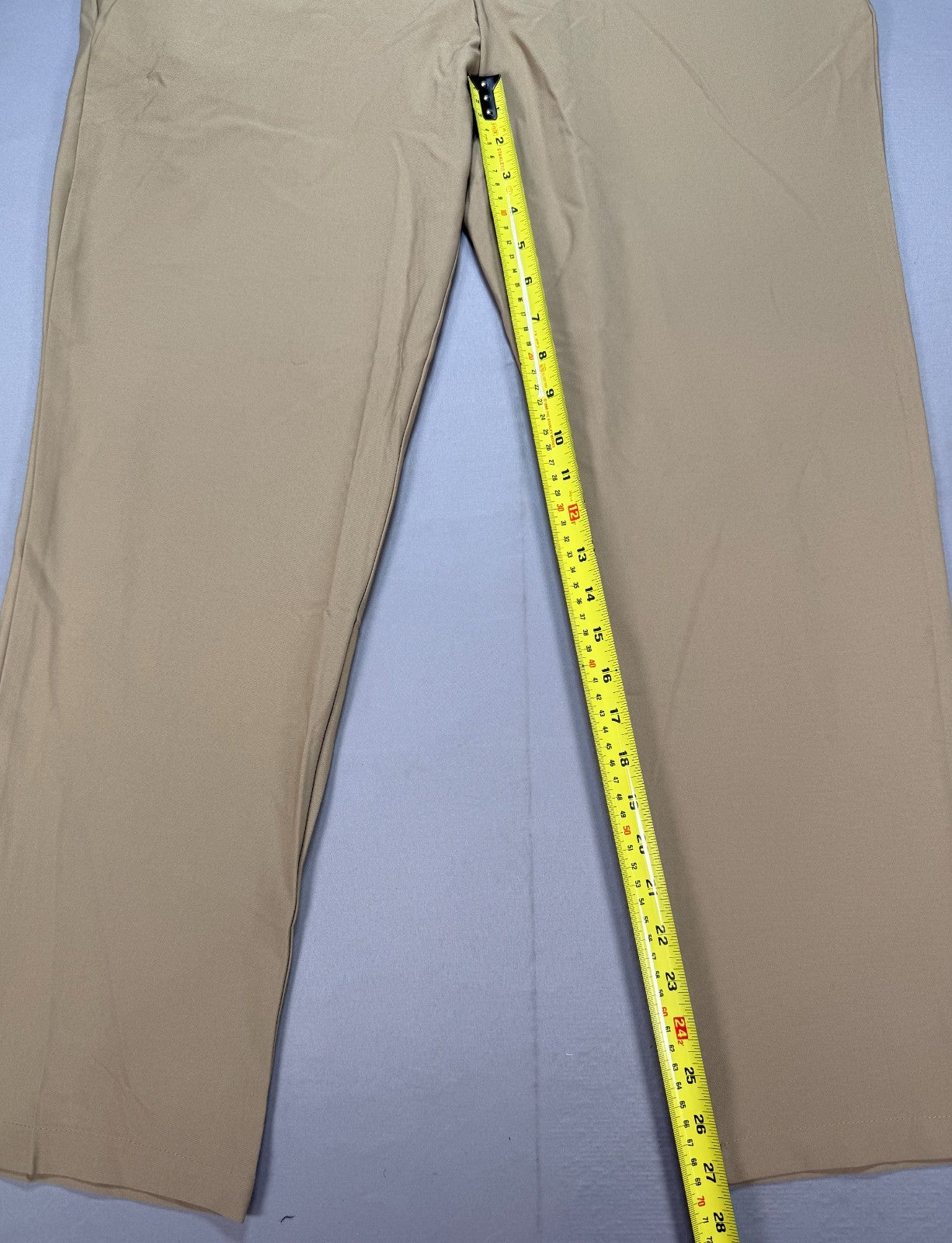 Birdie Bound Regular Fit Golf Pants Men's 38x30 Beige Performance Straight Leg